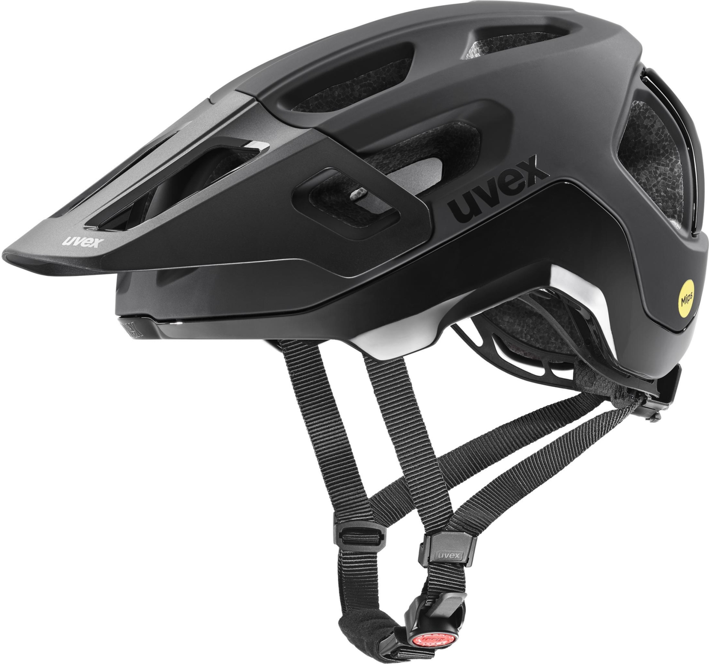 uvex React Mips MTB-Helm Black Matt