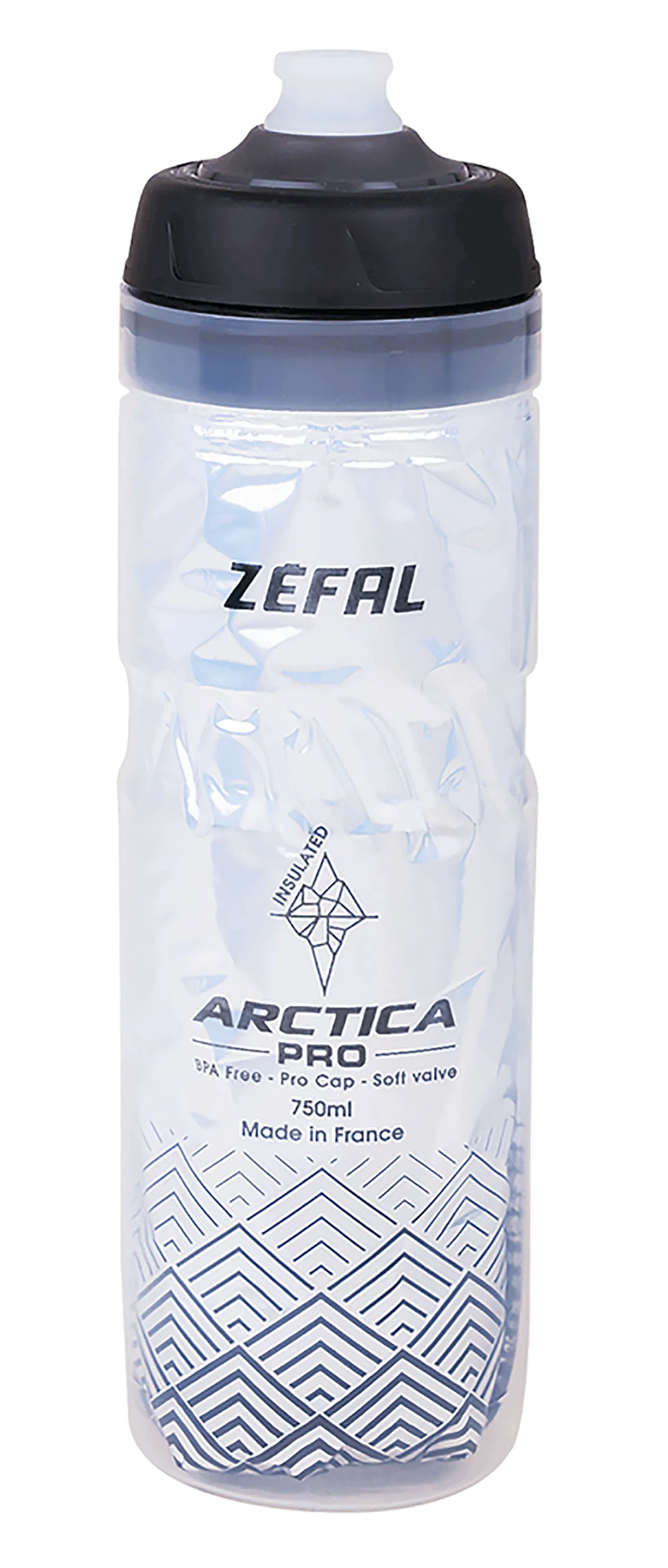 Zefal Arctica Pro 55 Thermo-Trinkflasche 550ml silber/schwarz