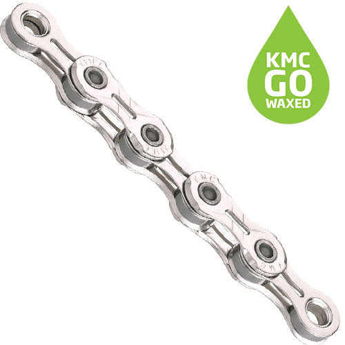 KMC X11EL Kette 11-fach 118 Glieder gewachst silber