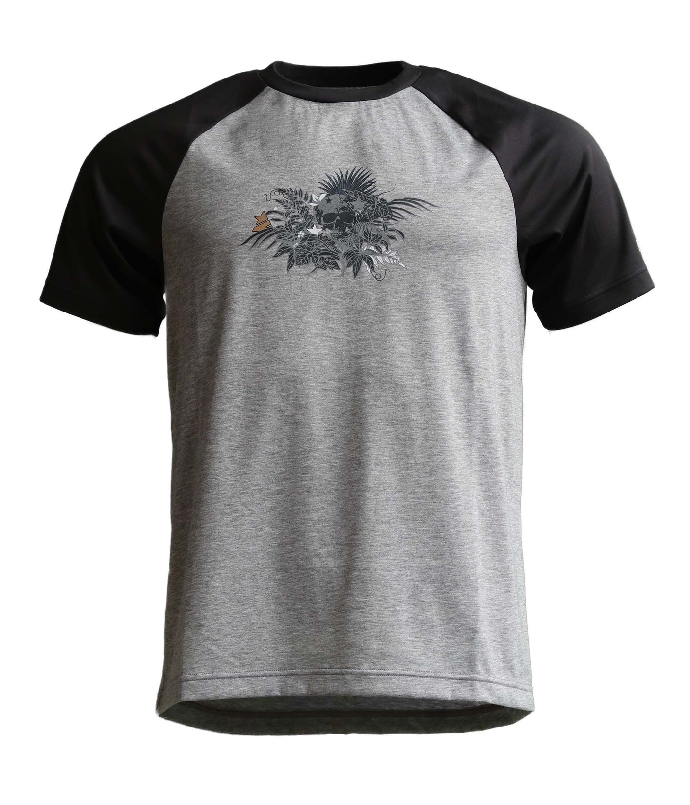 Zimtstern Riderz MTB Tee SS Men Gun Metal Melange/Pirate Black