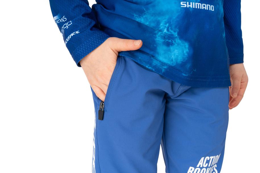 Cube MTB Baggy Short ROOKIE X Actionteam blue