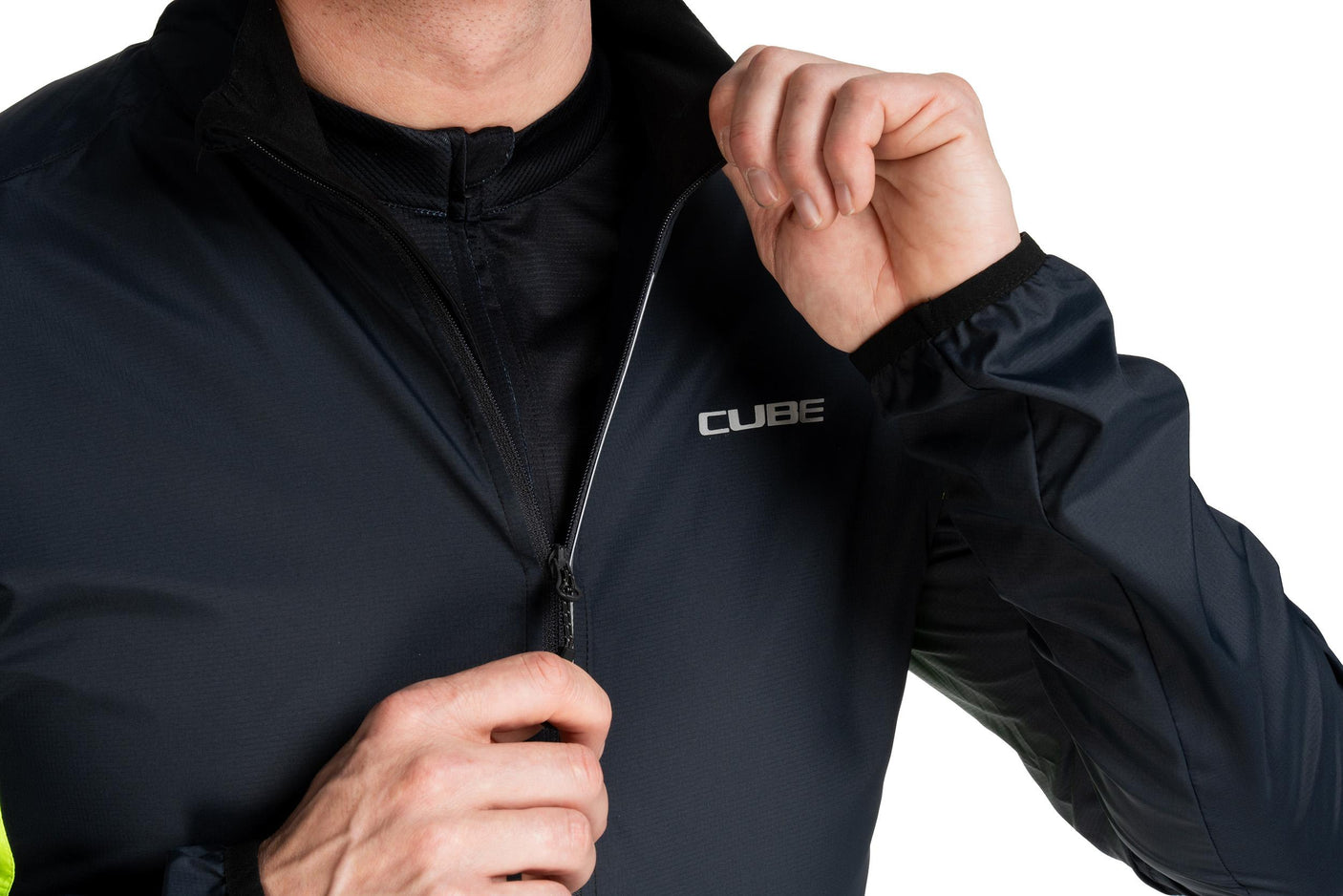 Cube Windjacke CMPT black´n´yellow