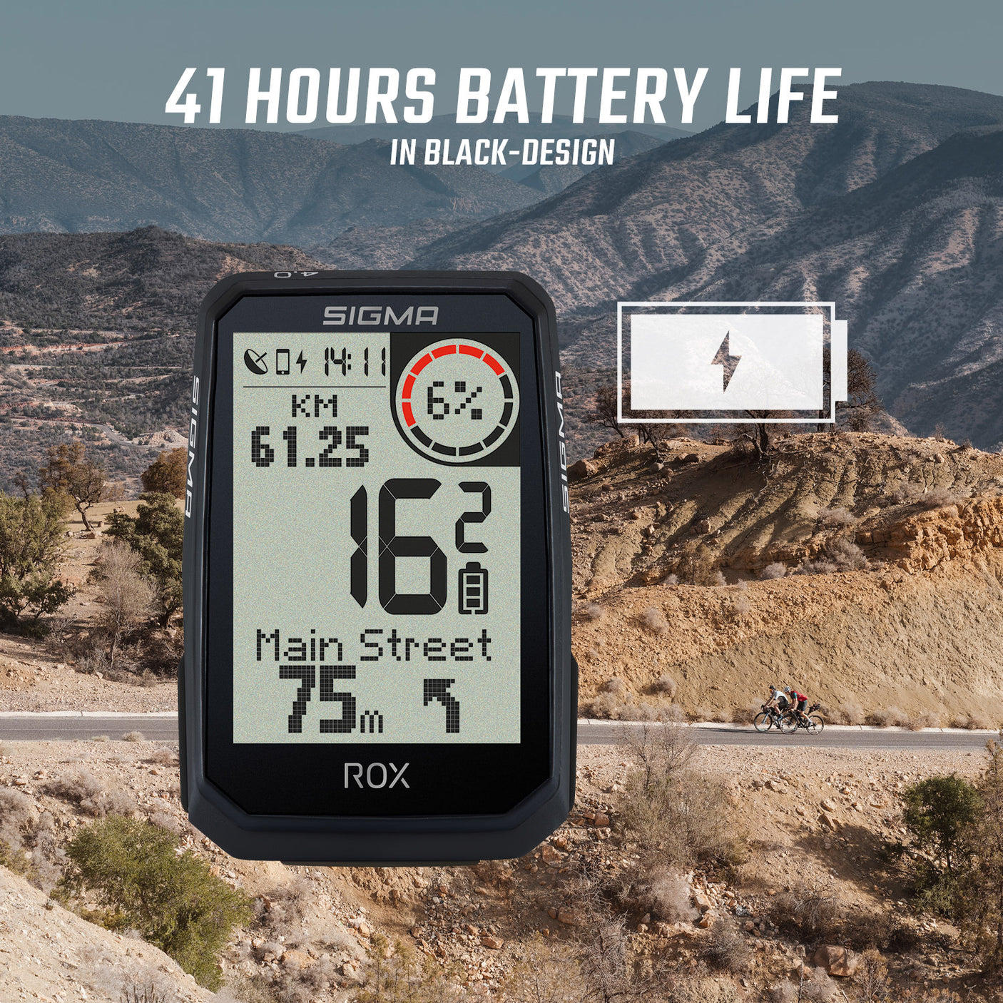 Sigma ROX 4.0 Endurance Navigationscomputer HR Set schwarz