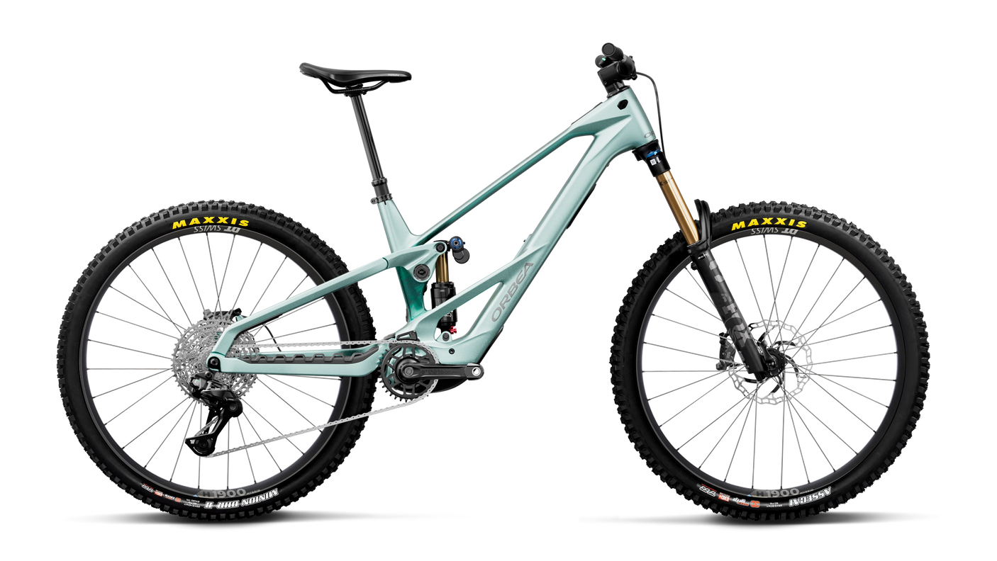 Orbea WILD LT M10 Smooth Silver (Matt) - Escape Green C. View (Gloss) (2027)
