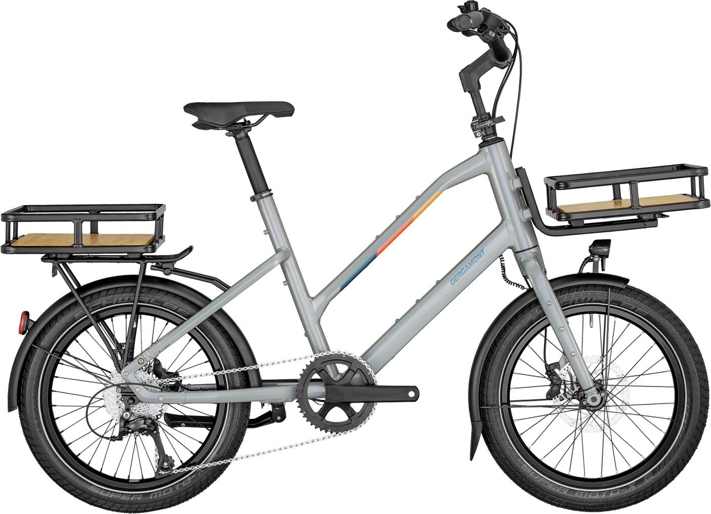 Bergamont Hans-On Compact shiny mortar grey