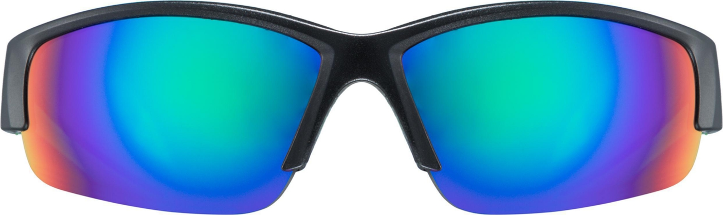 uvex Sportstyle 215 Radbrille Black Mat Green / Mirror Green