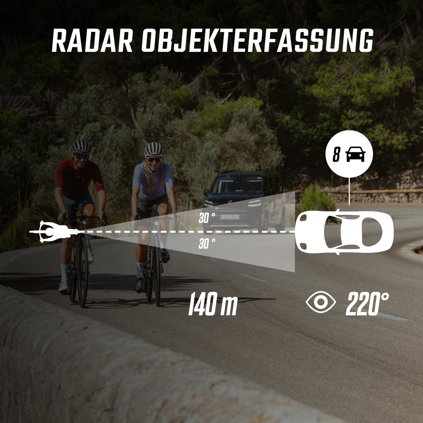 Sigma RECO 80 Link Radar mit StVZO Rücklicht