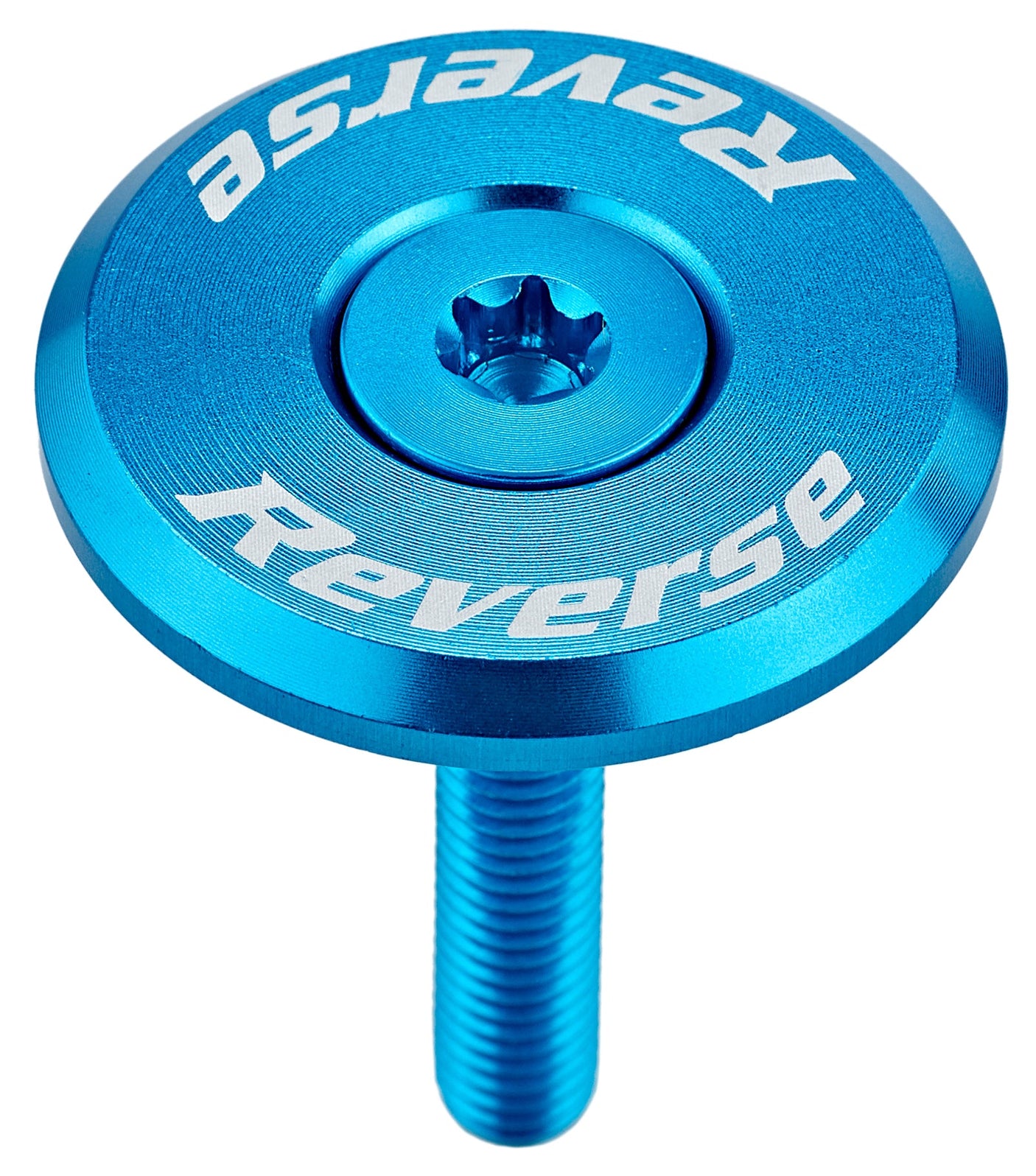 Reverse Steuersatzkappe hellblau