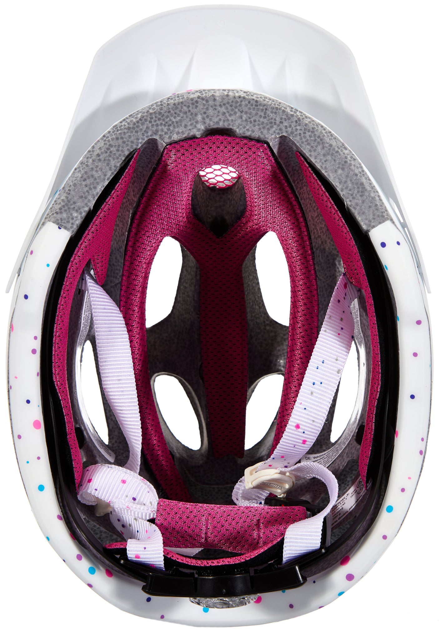 Alpina Carapax Helm Jugend weiß/bunt