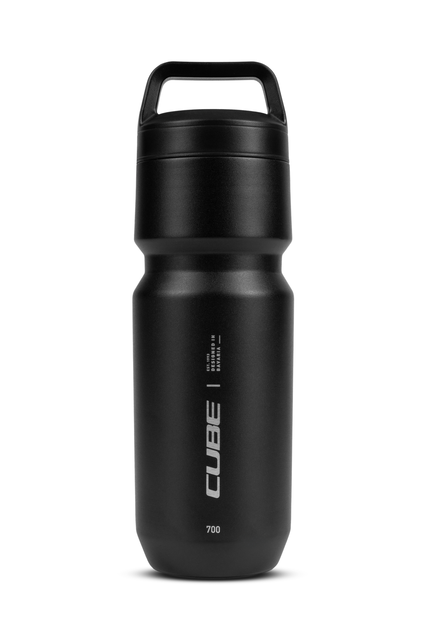 Cube Edelstahlflasche Arc 700 black
