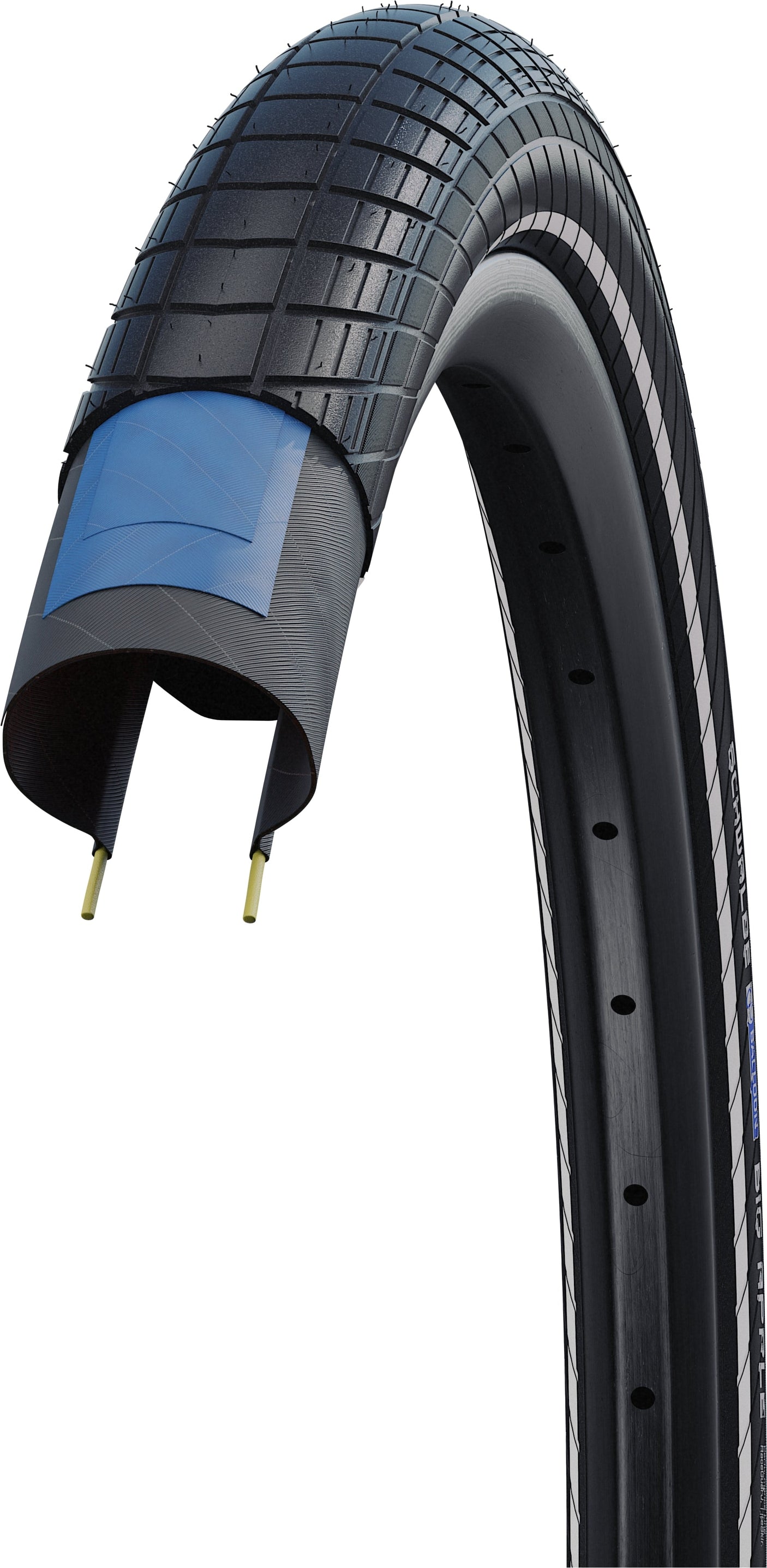 Schwalbe Big Apple Drahtreifen Performance 20" RaceGuard Reflex