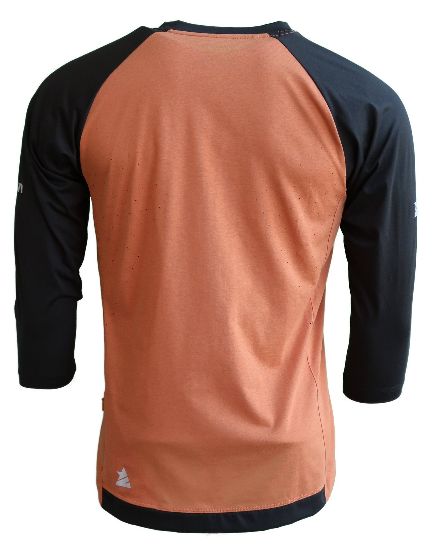 Zimtstern PureFlowz Shirt 3/4 Men Burnt Orange/Pirate Black