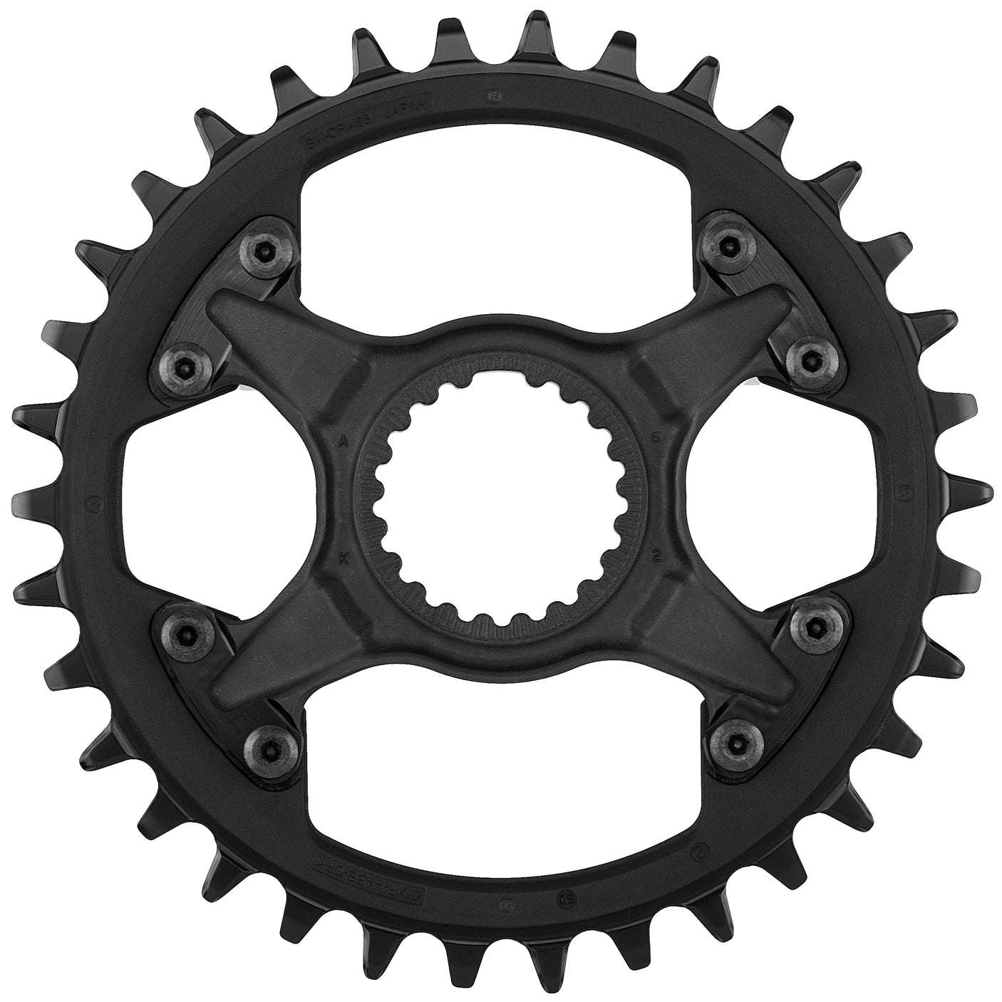 Shimano Deore XT SM-CRM85 Kettenblatt DM 1x12-fach für FC-M8100 | FC-M8120 | FC-M8130 schwarz