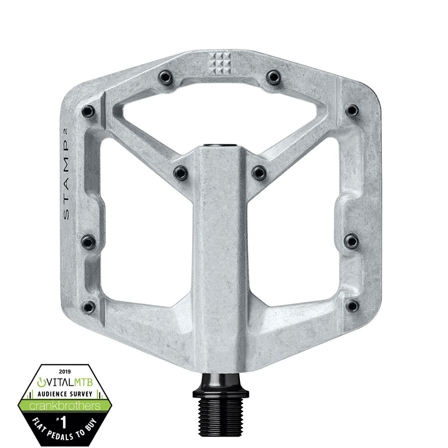 Crankbrothers Stamp 2 Small Plattform-Pedal raw silver