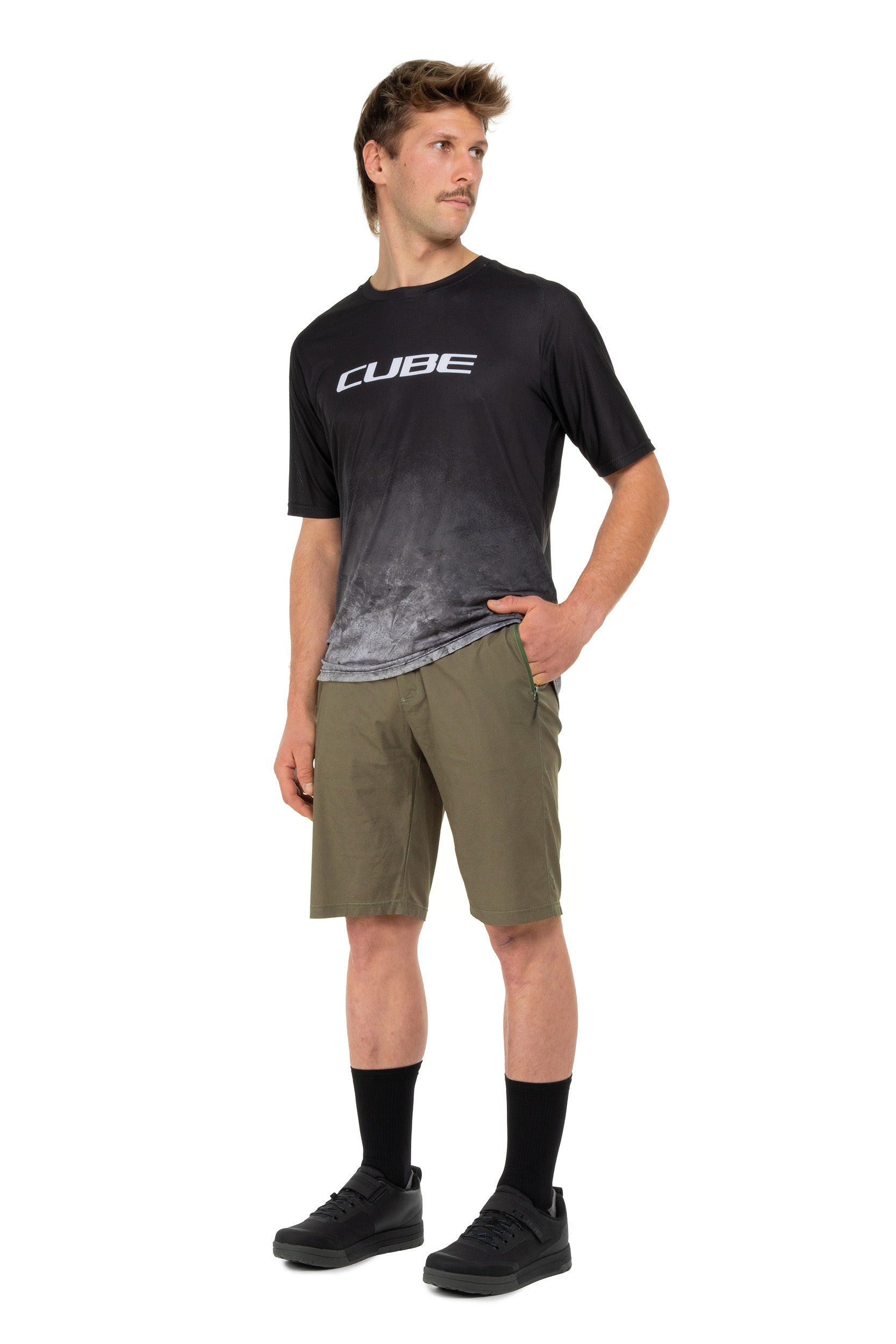 Cube Trail Short CMPT TM reed green