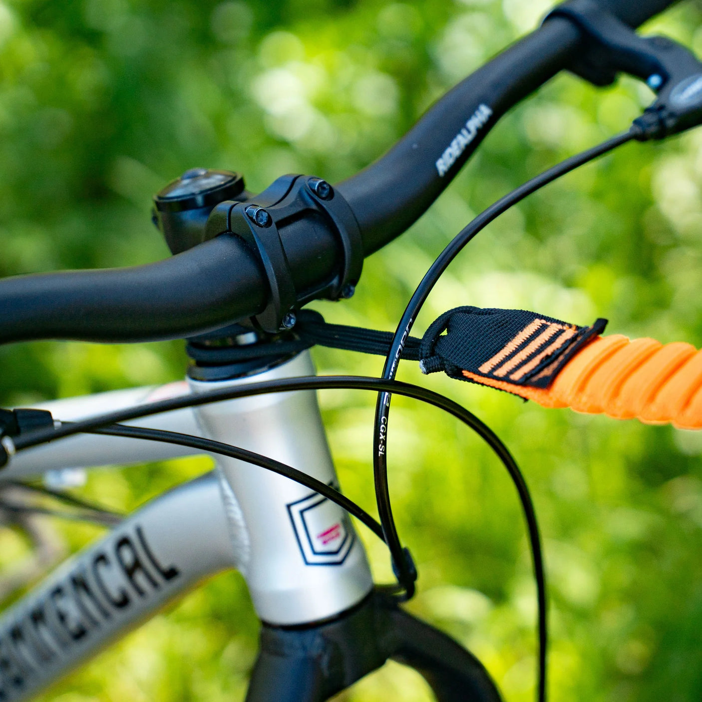 Kids Ride Shotgun MTB Tow Rope Abschleppseil 1.7 - 3.3m orange