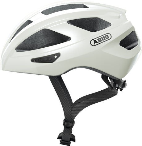 Abus Fahrradhelm Macator pearl white