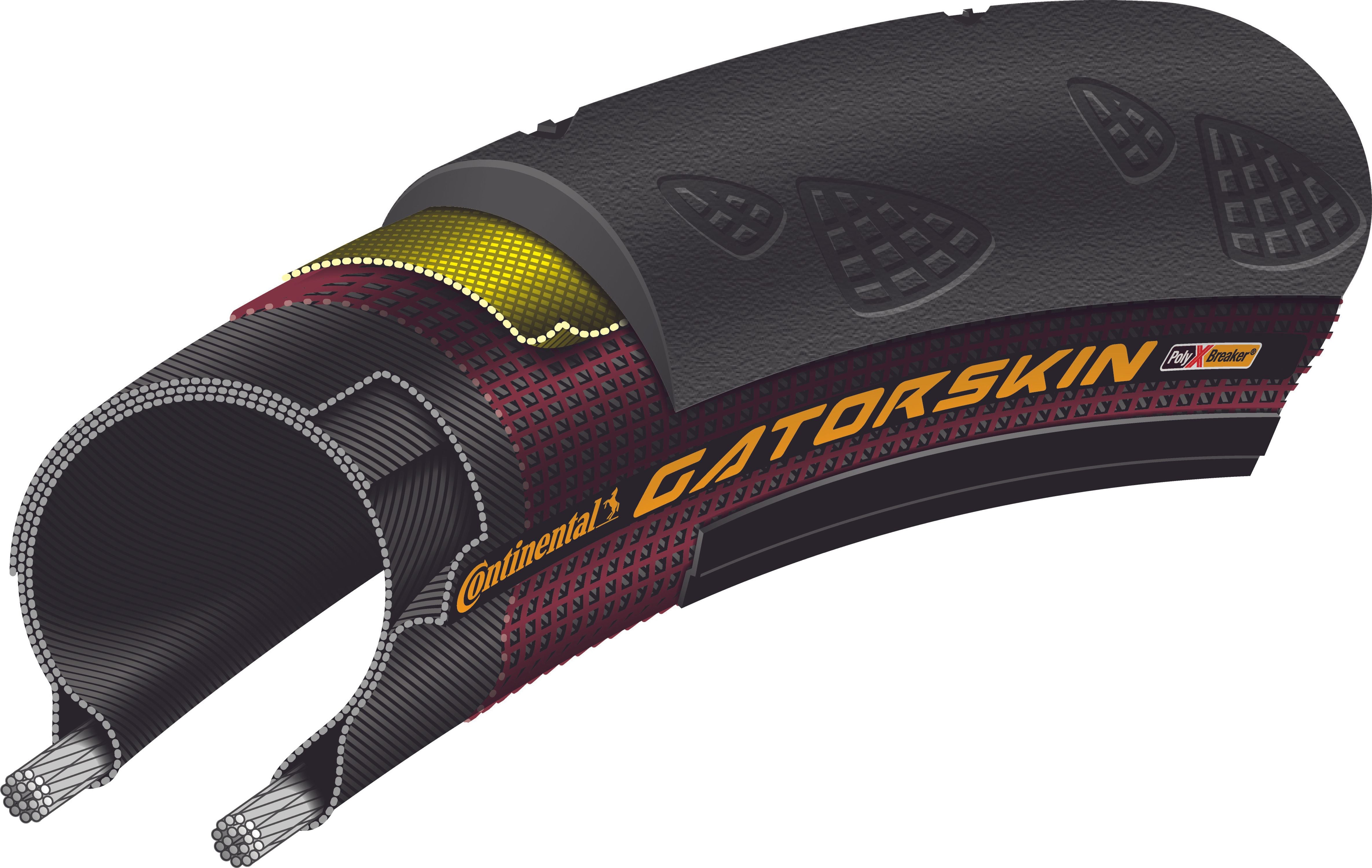 Continental GatorSkin Drahtreifen 26x1 1/8
