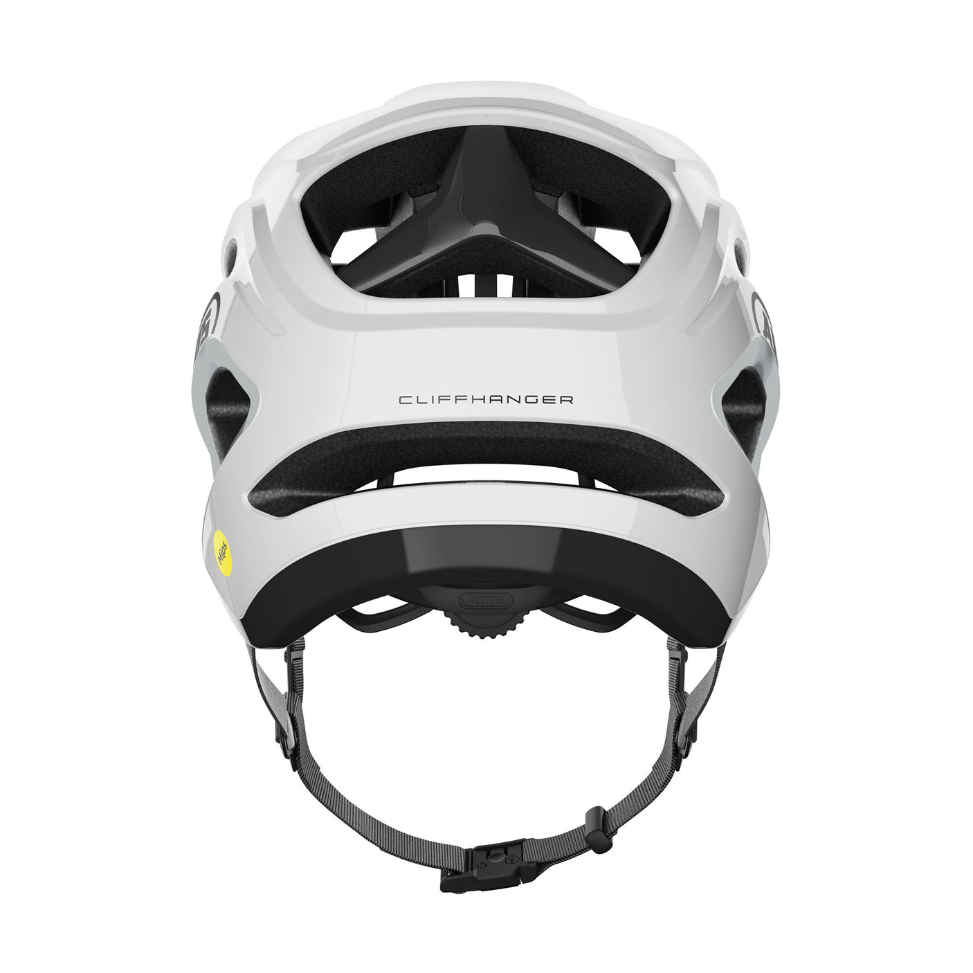 Abus CliffHanger MIPS Mountainbike Helm shiny white