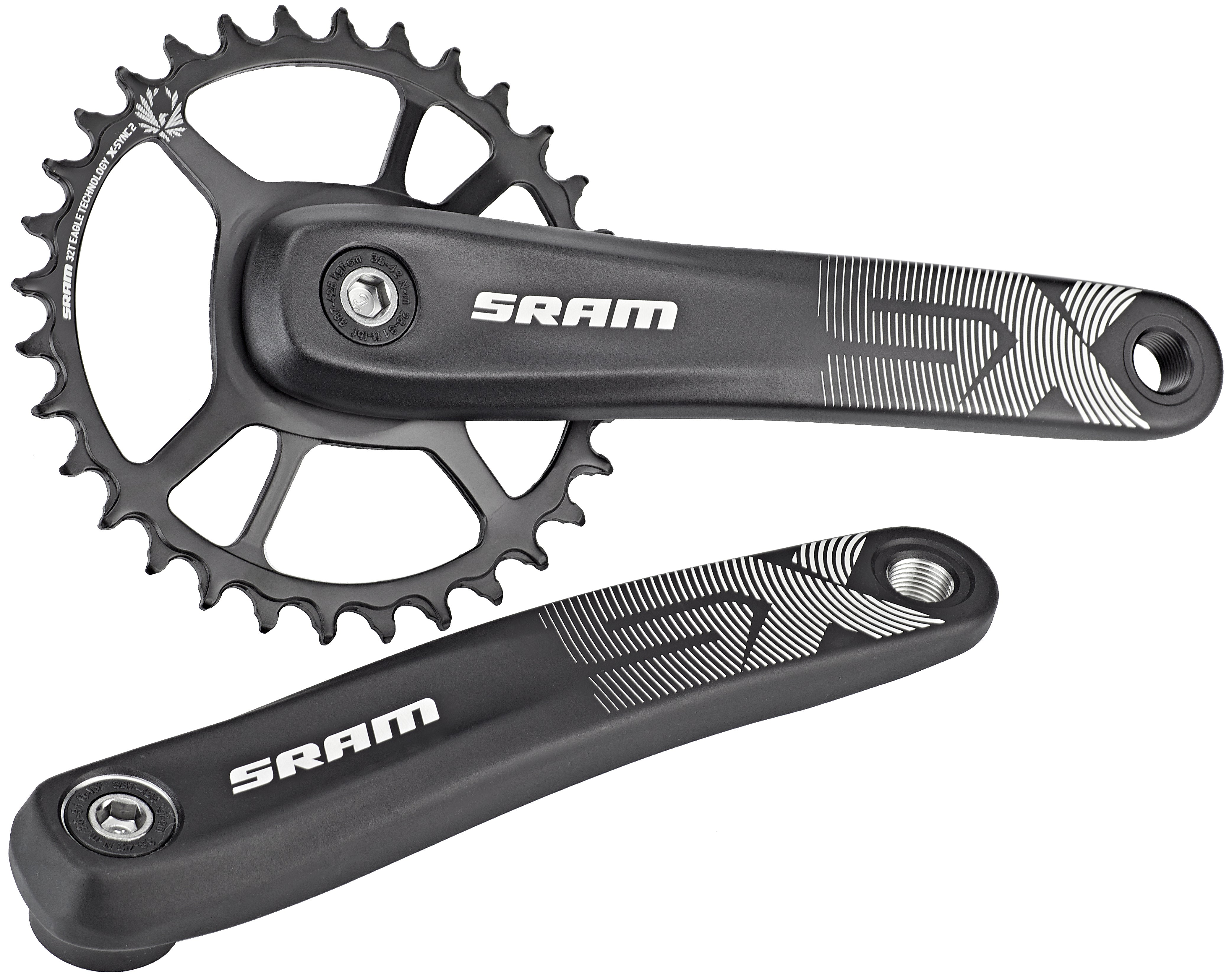 SRAM SX Eagle Power Spline Kurbelsatz 32Z 12-fach schwarz