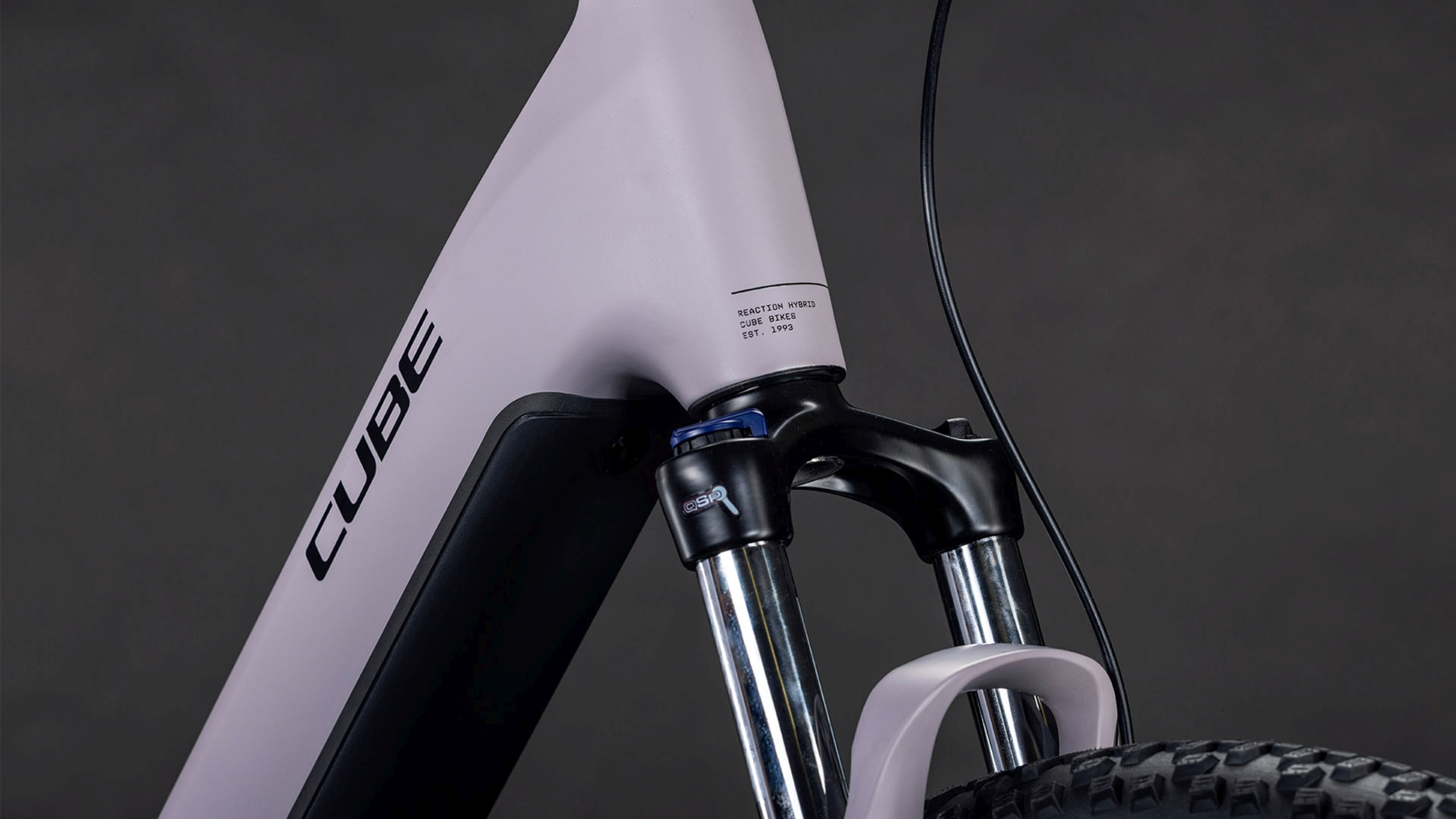 cube fahrrad grau Cube Reaction Hybrid Performance 600 Easy Entry (2026) | 27,5 Zoll E-MTB Hardtail | plumgrey´n´black