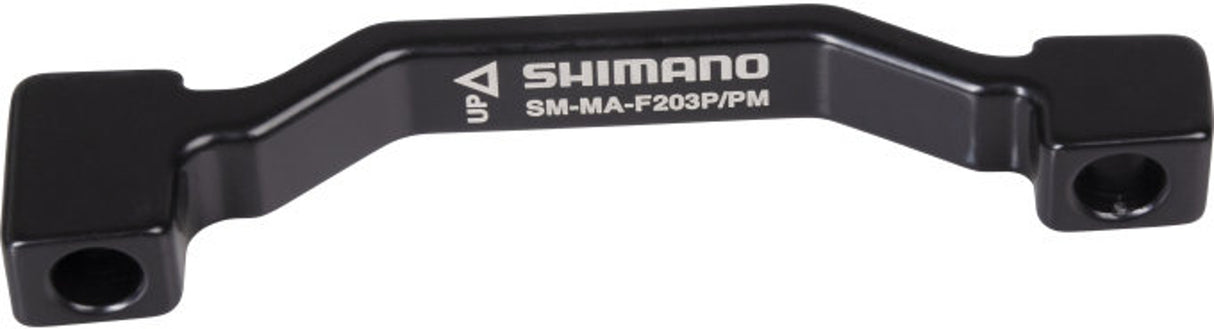 Shimano Scheibenbremsadapter von PM 180mm bis PM 203mm schwarz