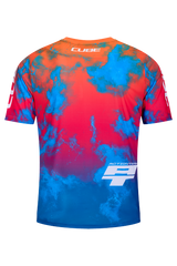 Cube MTB Trikot X Actionteam kurzarm blue´n´pink´n´orange