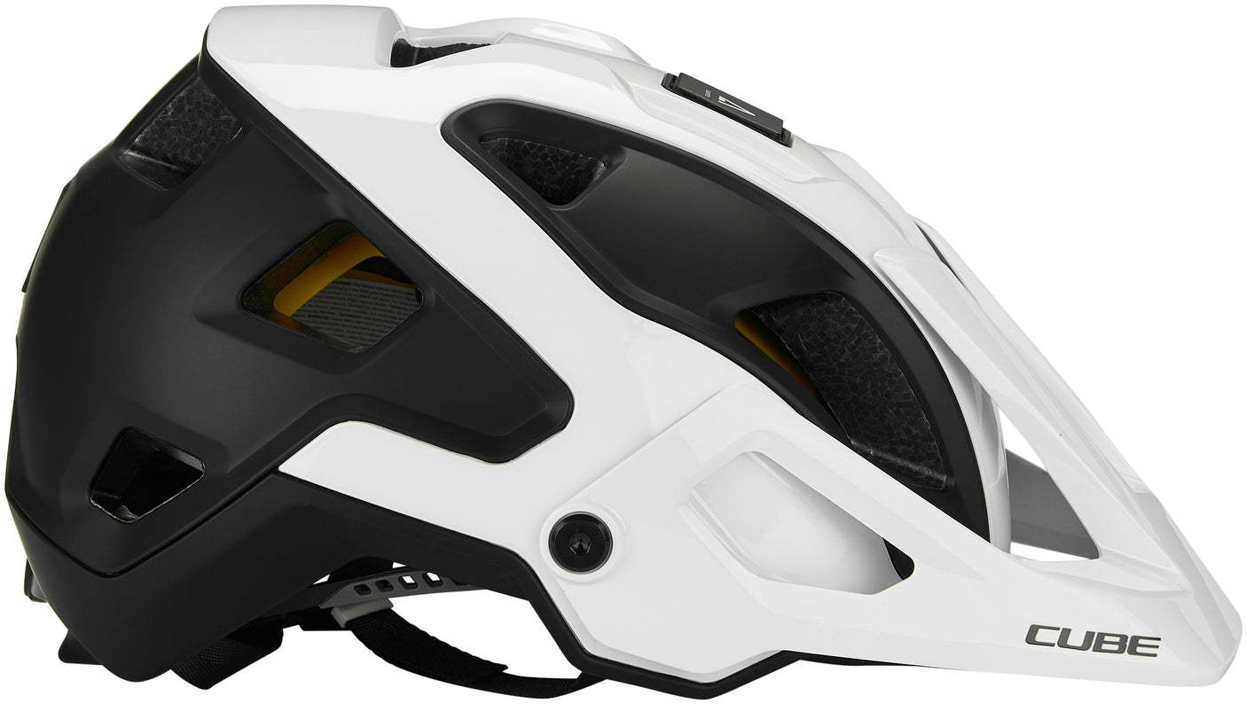 CUBE Helm STROVER white´n´black