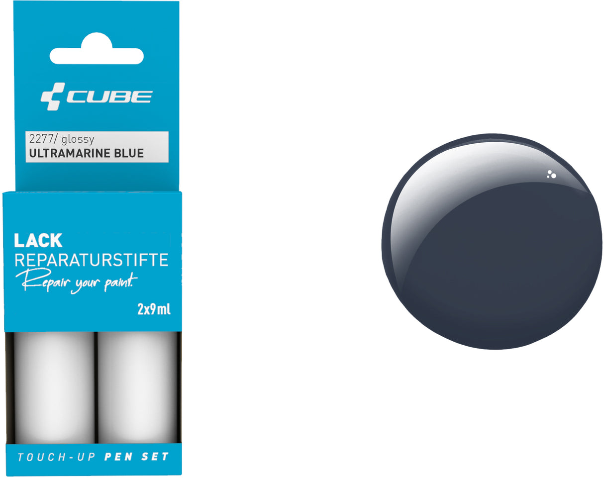 CUBE Lackstift Set ULTRAMARINE BLUE glossy 2277