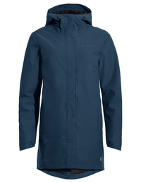 VAUDE Cyclist padded Parka II | Damen Fahrrad_Winterjacke | blau – aktuelle Variante