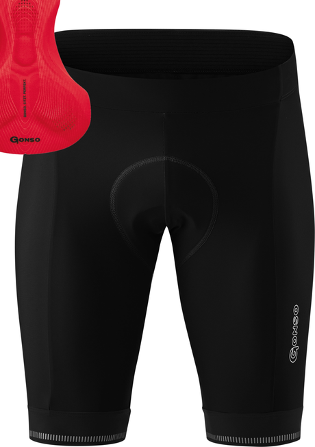 Gonso SITIVO Red M Shorts Herren black/fire