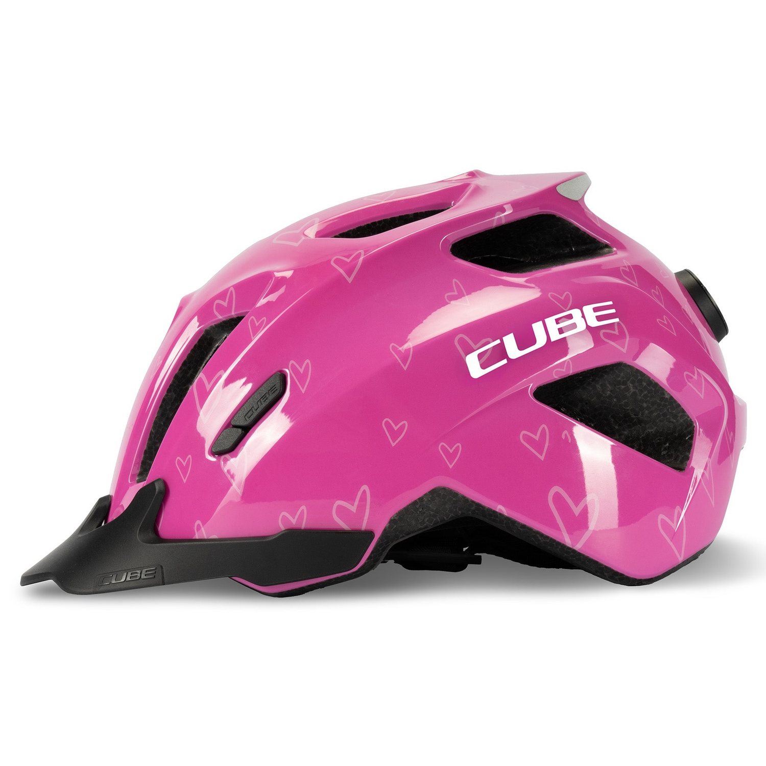 fahrradhelm pink weiß Cube FINK Kinder Fahrradhelm | pink