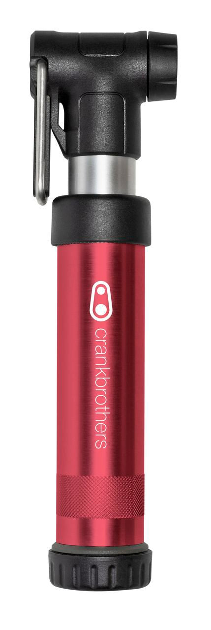 Crankbrothers Gem S Handpumpe inkl. Rahmenhalter  red