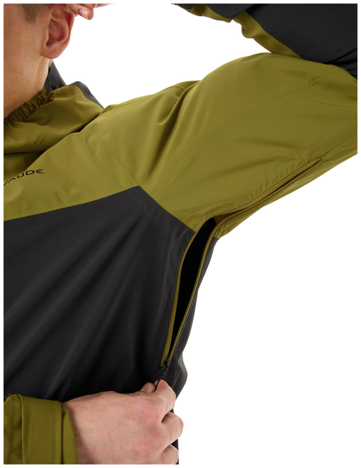 VAUDE Men's Moab Rain Jacket dark leaf