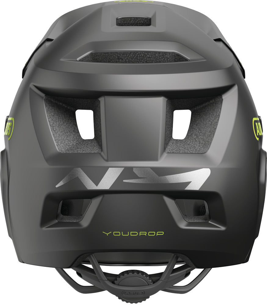 fahrradhelm kinder schwarz Abus Youdrop FF schwarz Kinder Fahrradhelm | velvet black