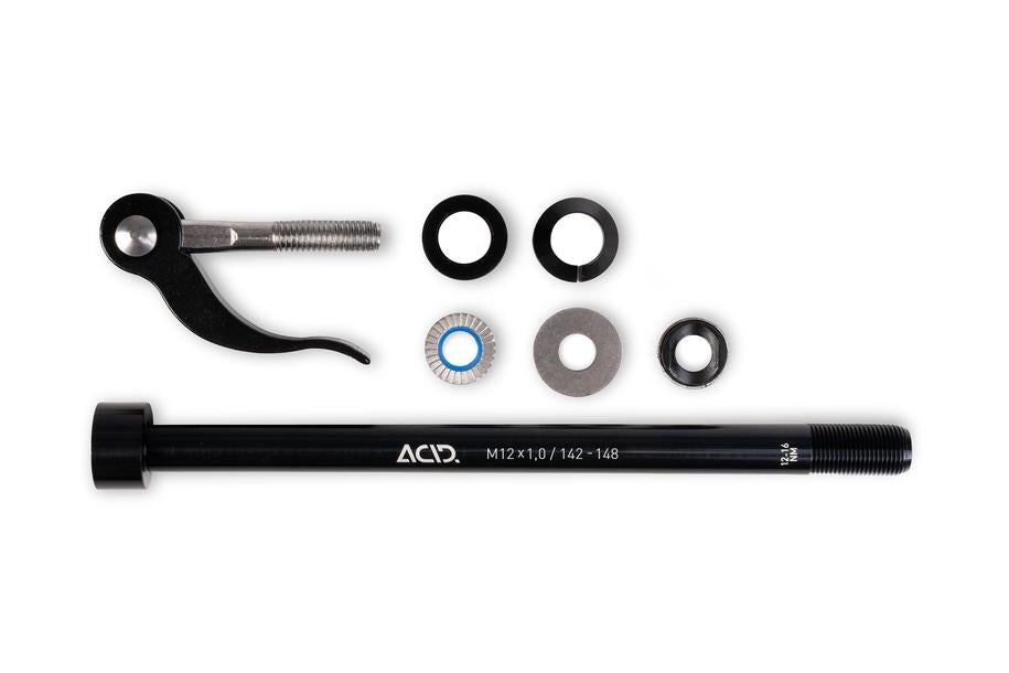 steckachse fahrradanhänger e-bike ACID Steckachse M12x1.0 142-148 mm für Fahrradanhänger