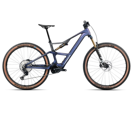 Orbea RISE SL M10 630W Tanzanite Carbon View - Carbon Raw (2025)