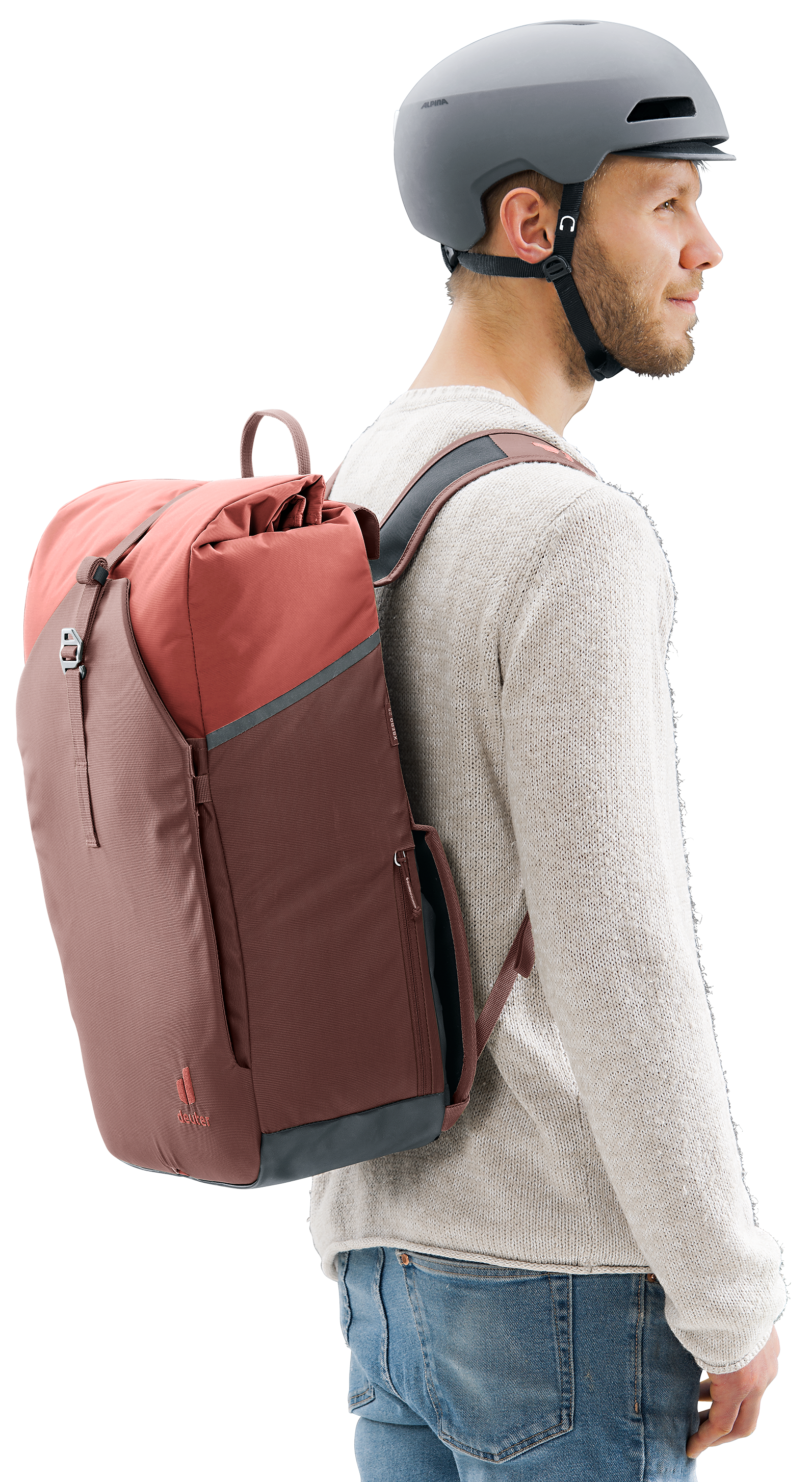 deuter Xberg 25 Rucksack Gepäckträgertasche raisin-caspia