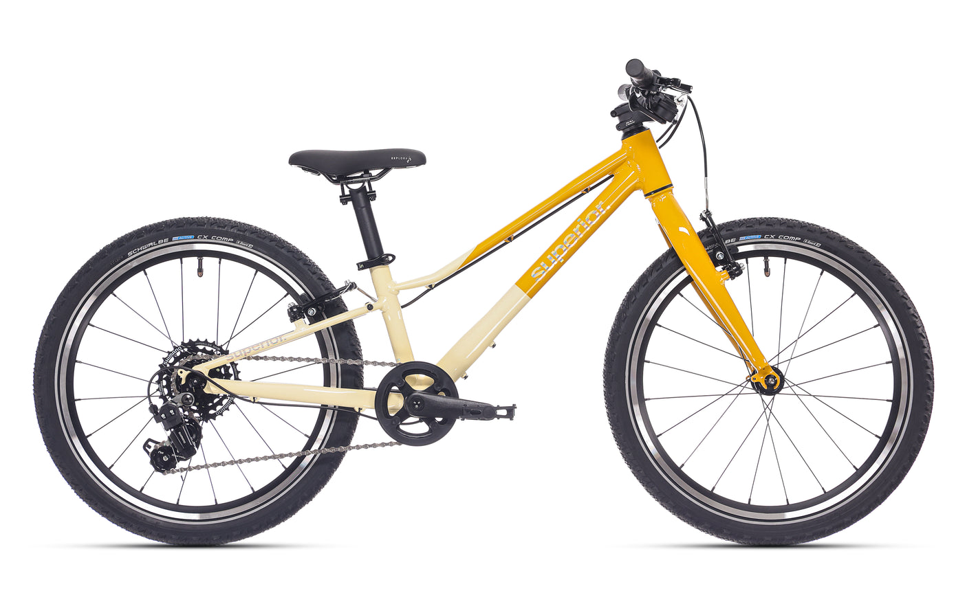 superior kinderfahrrad Superior F.L.Y. VB (2026) | 20 Zoll Kinderfahrrad | Gloss Yellow