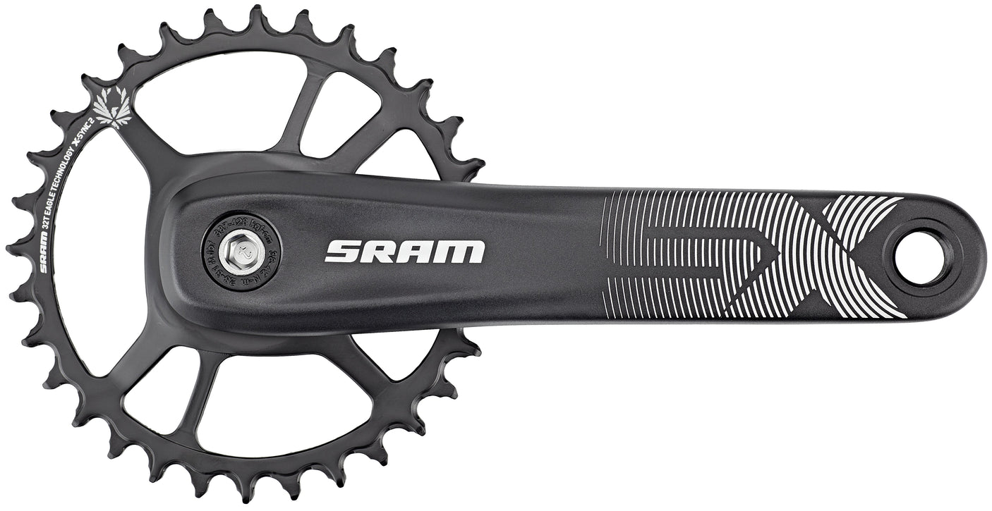 SRAM SX Eagle Power Spline Kurbelsatz 32Z 12-fach schwarz
