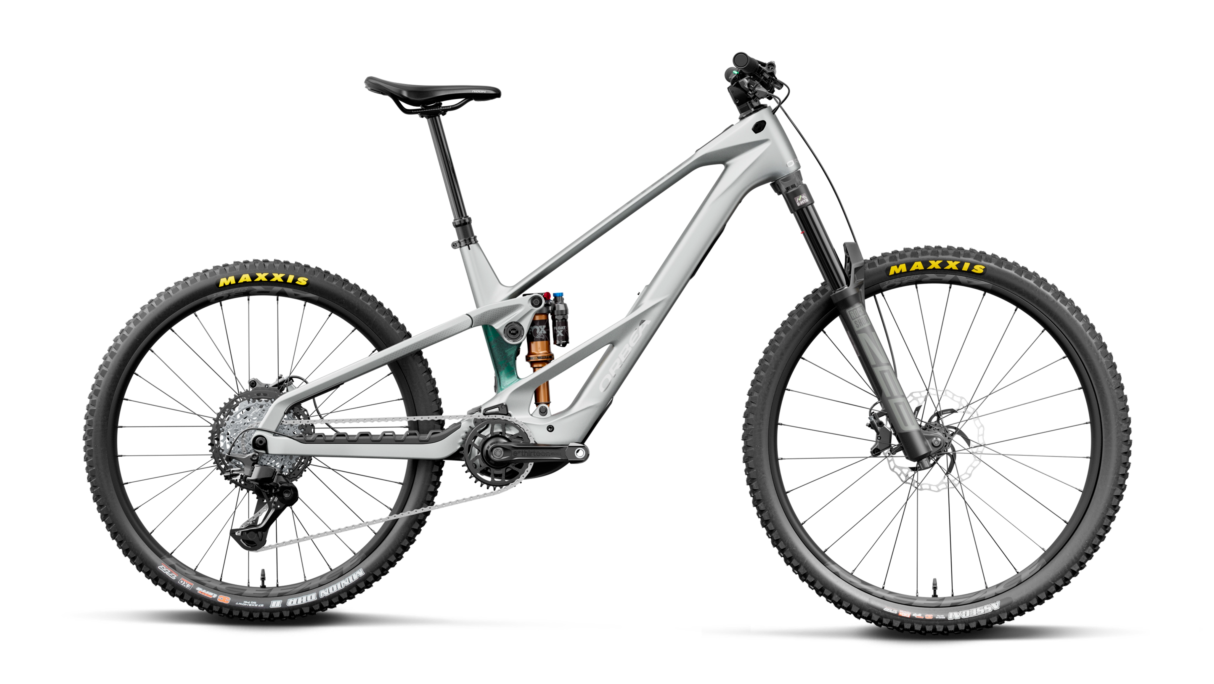Orbea WILD LT M20 MULLET Smooth Silver (Matt) - Escape Green C. View (Gloss) (2027)
