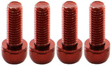 Reverse Schraubenset für Scheibenbremsen M6x18mm rot