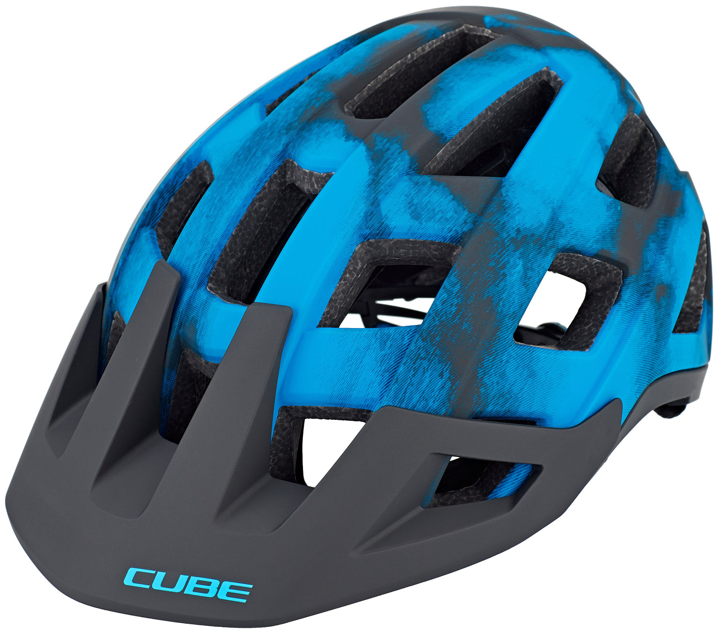 mtb helm blau Cube BADGER MTB Helm | blue