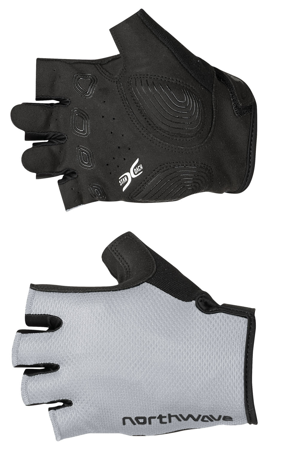 northwave fahrradhandschuhe Northwave Active Max Short Finger Glove Fahrradhandschuhe kurz | Light Grey