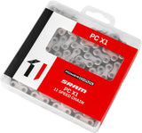 SRAM PC X1 Kette 11-fach inkl. PowerLock silber/schwarz
