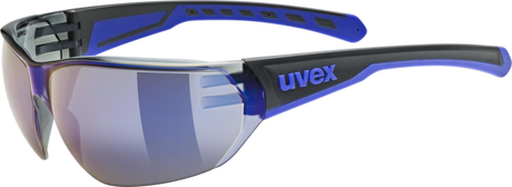 uvex Equate Radbrille Black-Blue Matt / Mirror Blue