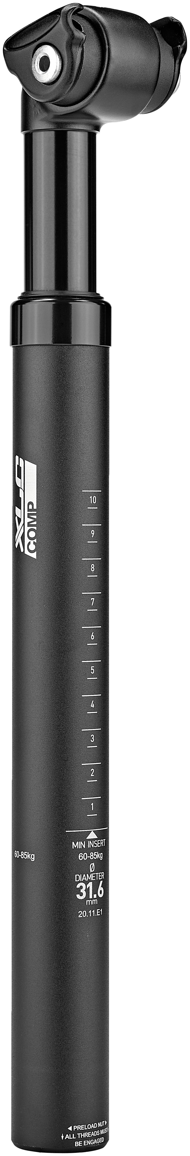XLC Comp SP-S08 Suspension Seatpost Ø31,6mm for 60-85kg Riders black