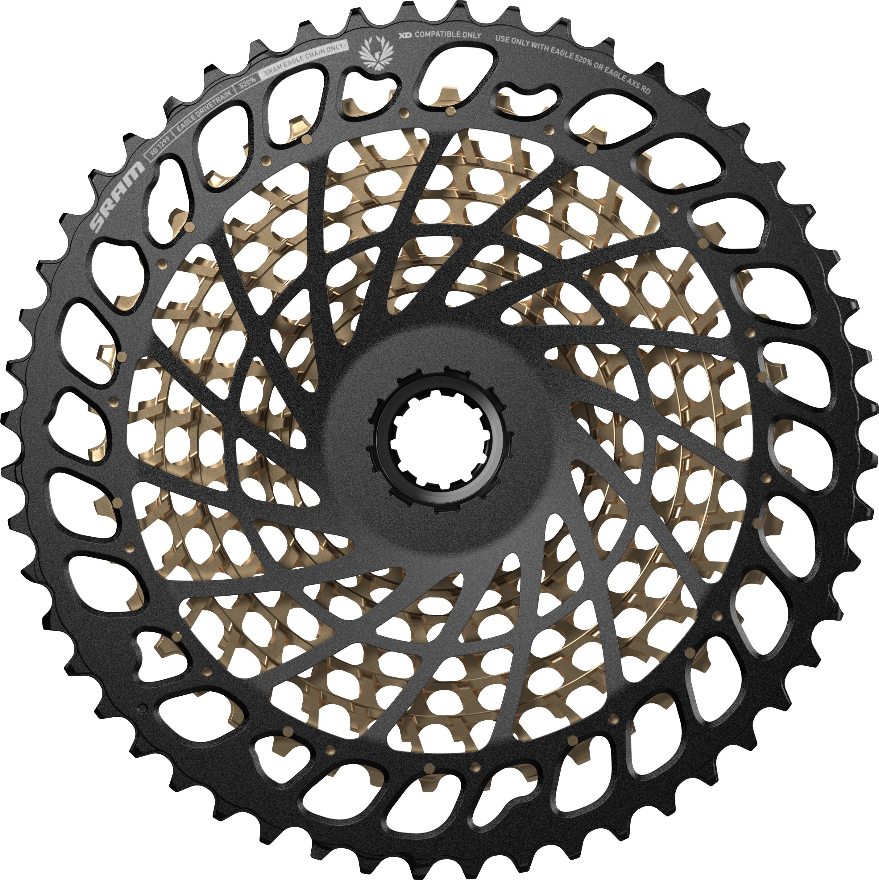SRAM XG-1299 Eagle Kassette 12-fach C1 gold