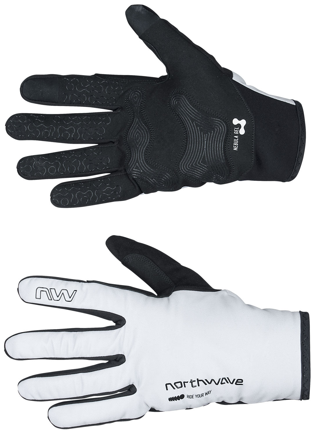 Northwave Fast Pro Gel Winter Glove Light Grey