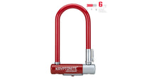 Kryptonite KryptoLok Mini 7 Bügelschloss rot – aktuelle Variante